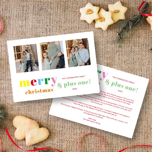 Funny Christmas & New Beginnings 3 Multi Photos Feestdagenkaart