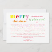 Funny Christmas & New Beginnings 3 Multi Photos Feestdagenkaart (Achterkant)