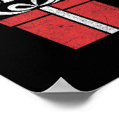 Funny Christmas Nice Package Retro Ugly Party Adul Poster (Hoek)