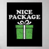Funny Christmas Nice Package Retro Ugly Party Adul Poster (Voorkant)