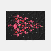 Funny Christmas Nk Flamingo Tree Holiday Gift Bird Fleece Deken (Voorkant (Horizontaal))