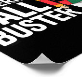 Funny Christmas Nutcracker- Ball Buster Funny Mens Poster (Hoek)