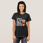 Funny Christmas Nutcracker- Ball Buster Funny Mens T-shirt (Voorkant volledig)