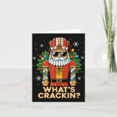 Funny Christmas Nutcracker Men Kids Teen Boys What Kaart (Voorkant)