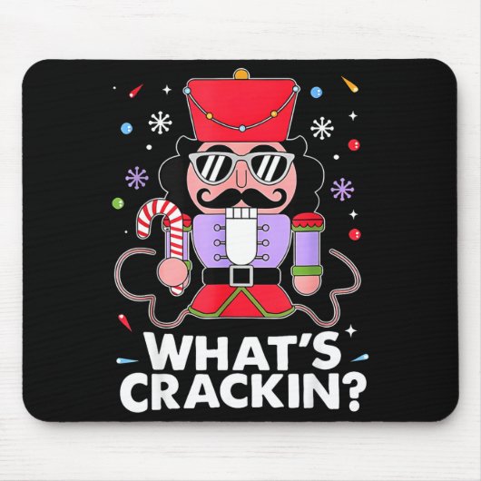 Funny Christmas Nutcracker Men Kids Teen Boys What Muismat (Voorkant)