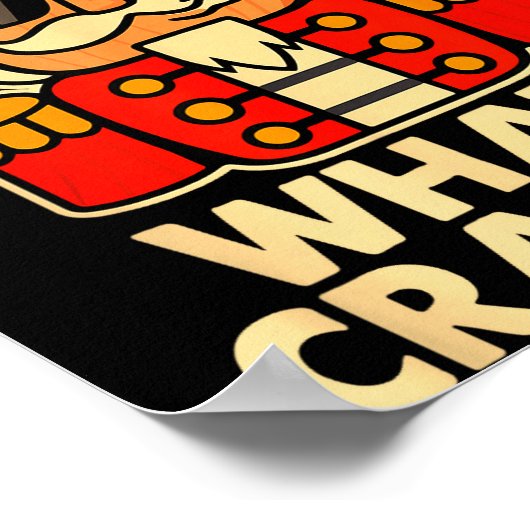 Funny Christmas Nutcracker Men Kids Teen Boys What Poster (Hoek)