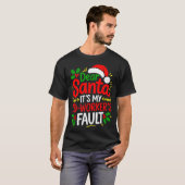 Funny Christmas Office Dear Santa It's My Coworker T-shirt (Voorkant volledig)
