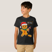 Funny Christmas Oh Snap Gingerbread Man Cookie X M T-shirt (Voorkant volledig)
