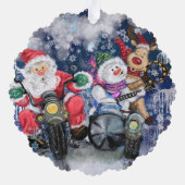 Funny Christmas Ornament Kaart Happy Best Friends (Achterkant)