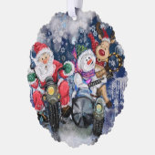 Funny Christmas Ornament Kaart Happy Best Friends (Links)