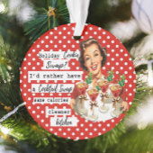 Funny Christmas Ornament Retro Best Friend Cookie