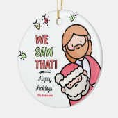 Funny Christmas ornaments humor Keramisch Ornament (Links)