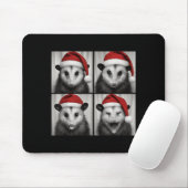 Funny Christmas Ossum Santa Photo Booth Muismat (Met muis)
