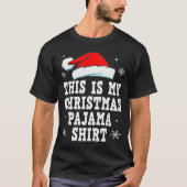 Funny Christmas Pajama Pj Outfit Mens Womens  T-shirt (Voorkant)