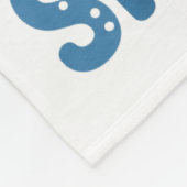 Funny Christmas Penguin Dabbing Xmas Dab Six Seven Fleece Deken (Hoek)