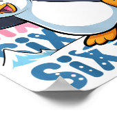 Funny Christmas Penguin Dabbing Xmas Dab Six Seven Poster (Hoek)