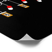 Funny Christmas Pharmacy Phrase Merry Scriptsmas C Poster (Hoek)