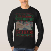 FUNNY CHRISTMAS POKER UGLY SWEATER T-SHIRT (Voorkant)