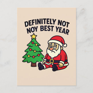 funny Christmas Postcard Briefkaart