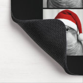 Funny Christmas Quaker Parrot Santa Photo Booth  Muismat (Hoek)