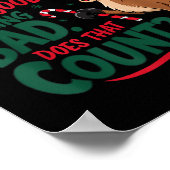 Funny Christmas Quote  Poster (Hoek)