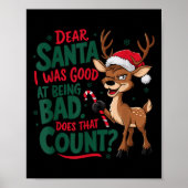 Funny Christmas Quote  Poster (Voorkant)