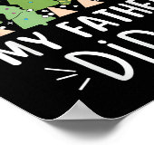 Funny Christmas Quote Sayings Dear Santa My Father Poster (Hoek)