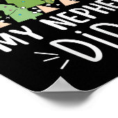 Funny Christmas Quote Sayings Dear Santa My Nephew Poster (Hoek)