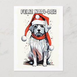 Funny Christmas Quote Schattigee Whimsical Santa D Briefkaart