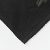 Funny Christmas Raccoon Dressed As Elf With Sungle Fleece Deken (Hoek)