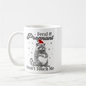 Funny Christmas Raccoon Feral And Pregnant Don't T Koffiemok (Links)