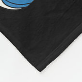 Funny Christmas Ramen Cat Eating Noodles Japanese Fleece Deken (Hoek)