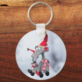 Funny Christmas Rats Sleutelhanger (Achterkant)