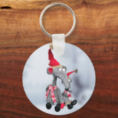 Funny Christmas Rats Sleutelhanger (Voorkant)