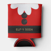 Funny Christmas Red Elf Soda Christmas Koelbox Blikjeskoeler (Voorkant)