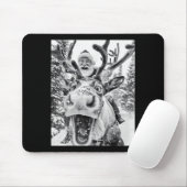 Funny Christmas Reindeer Selfie Santa Claus Xmas S Muismat (Met muis)