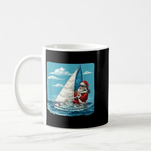 Funny Christmas Sailboat Costume For Sailor And Sa Koffiemok (Links)
