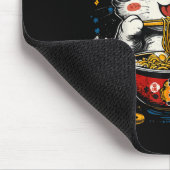 Funny Christmas Santa Cat Ramen Japanese Kawaii An Muismat (Hoek)