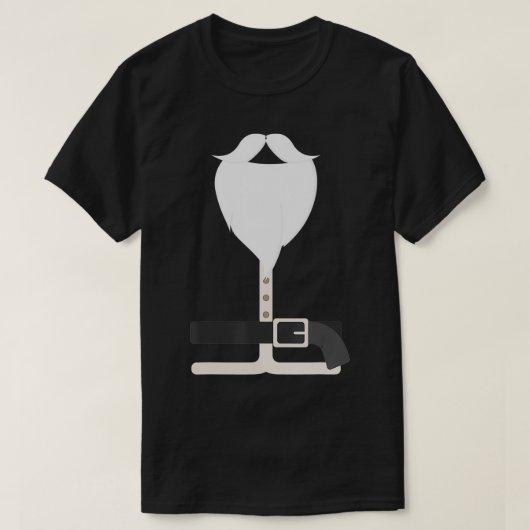 Funny Christmas Santa Costume Great Santa Claus X T-shirt (Design voorkant)