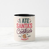 Funny Christmas Santa's Cookie Coffee Mug Mok (Midden)
