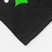 Funny Christmas Santa's Favorite Ho Naughty Pajama Fleece Deken (Hoek)