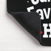 Funny Christmas Santa's Favorite Ho Naughty Pajama Muismat (Hoek)