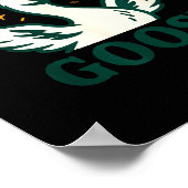 Funny Christmas Santas Silliest Goose Humor Poster (Hoek)