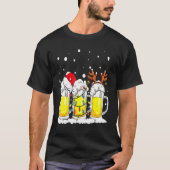 FUNNY CHRISTMAS SHIRT. BEER HUNTING, NIET ZOALS DE T-SHIRT (Voorkant)