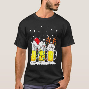 FUNNY CHRISTMAS SHIRT. BEER HUNTING, NIET ZOALS DE T-SHIRT