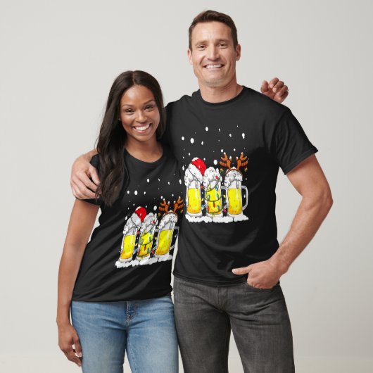 FUNNY CHRISTMAS SHIRT. BEER HUNTING, NIET ZOALS DE T-SHIRT (Unisex)