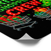 Funny Christmas Shopng Crew  Poster (Hoek)