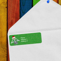 Funny Christmas Skelet Ornament Eyes Pet Groen