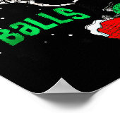 Funny Christmas Skeleton Jingle Funny Xmas Matchin Poster (Hoek)