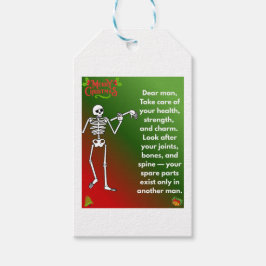 Funny Christmas Skeleton Wishes for man Cadeaulabel
